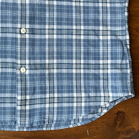 Banana Republic Linen Slim Fit Button Down Shirt Sz S - Picture 7 of 15